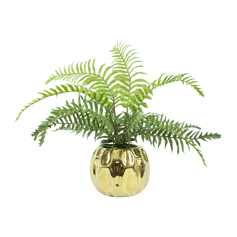 Helecho artificial en oro PT 37cm