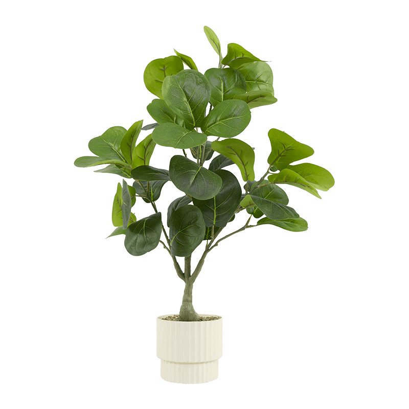 Higo artificial de hoja de violín en PP PT 64cm
