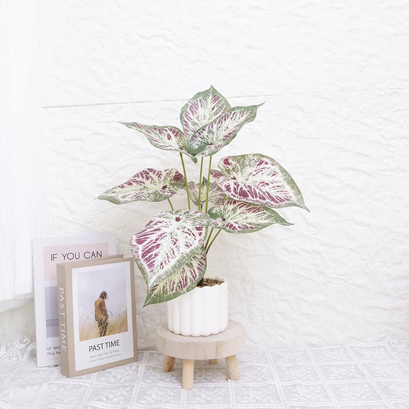 Taro con 9 Hojas en PP PT 40cm