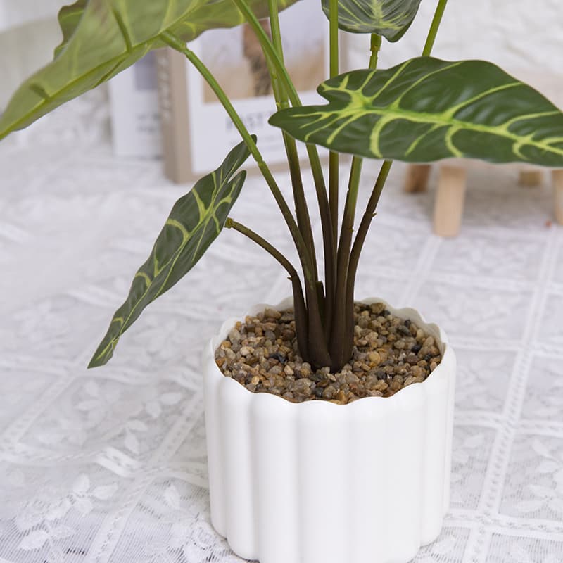 Taro con 9 Hojas en PP PT 40cm