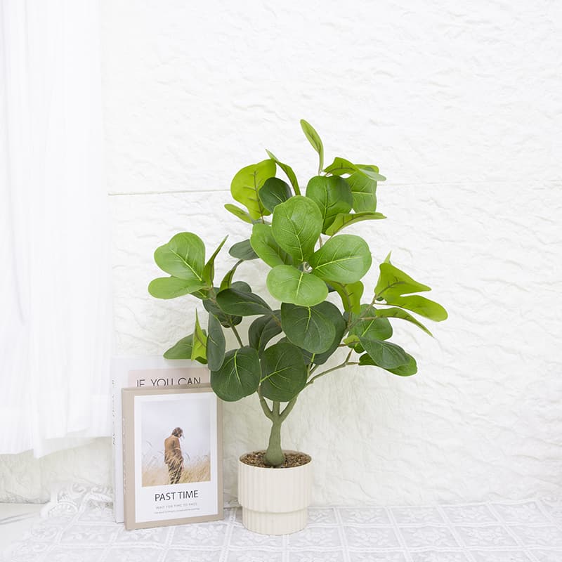 Higo artificial de hoja de violín en PP PT 64cm