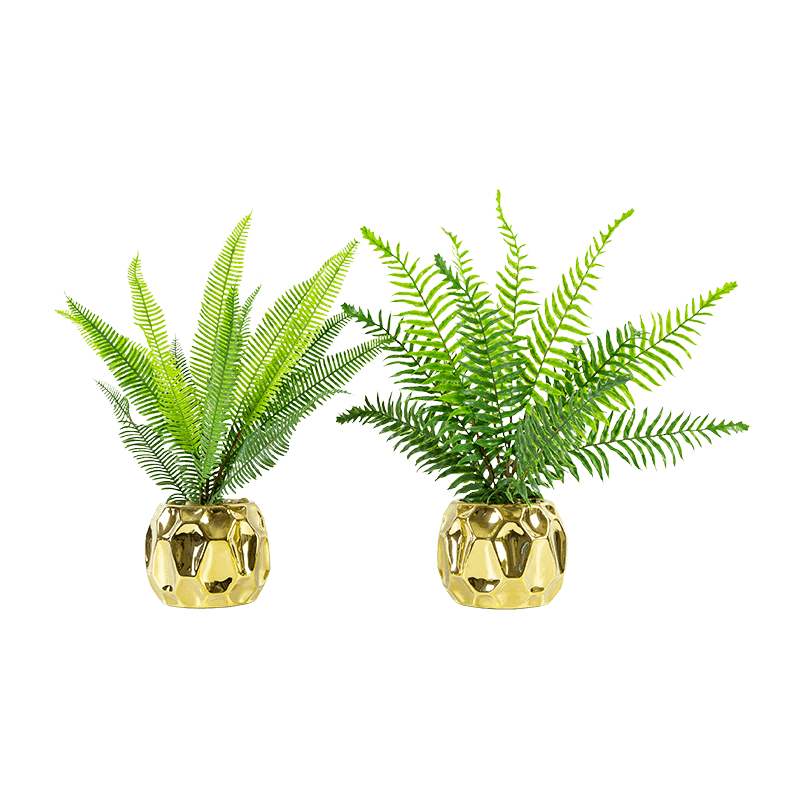 Helecho artificial en oro PT 37cm