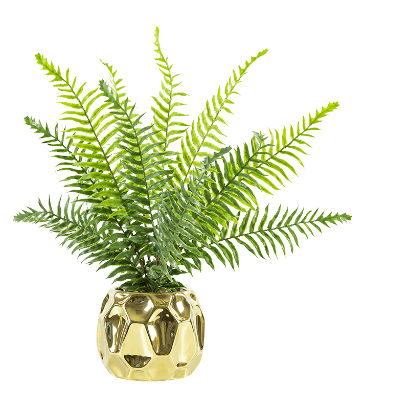 Helecho artificial en oro PT 37cm