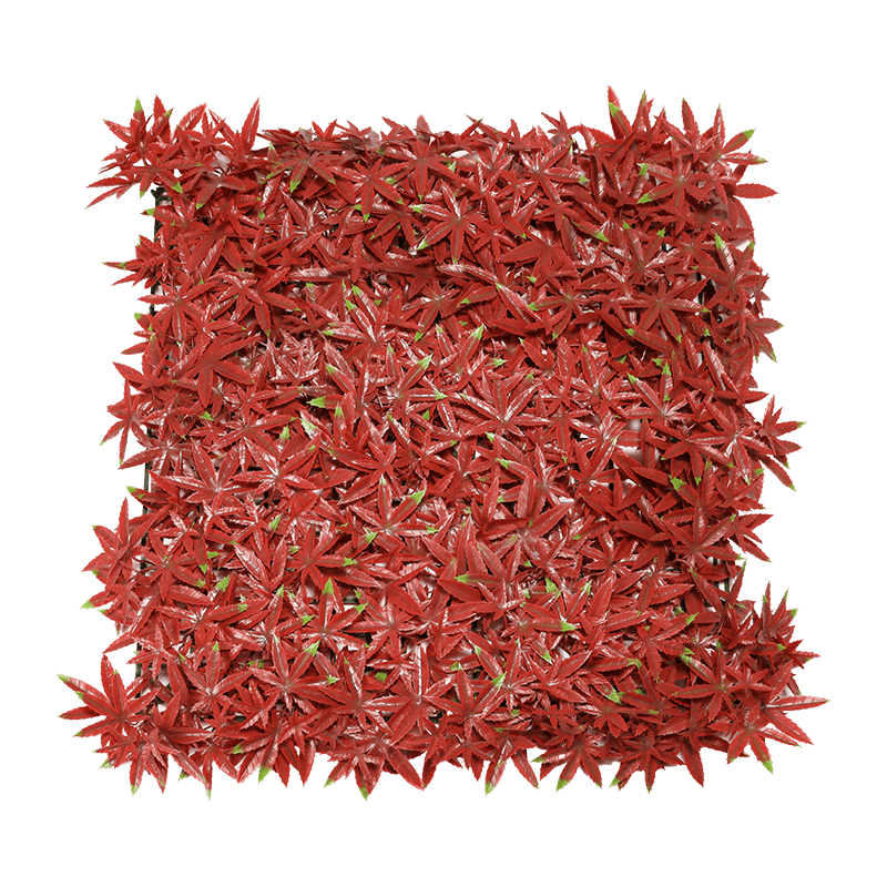 Césped artificial de arce rojo rosa