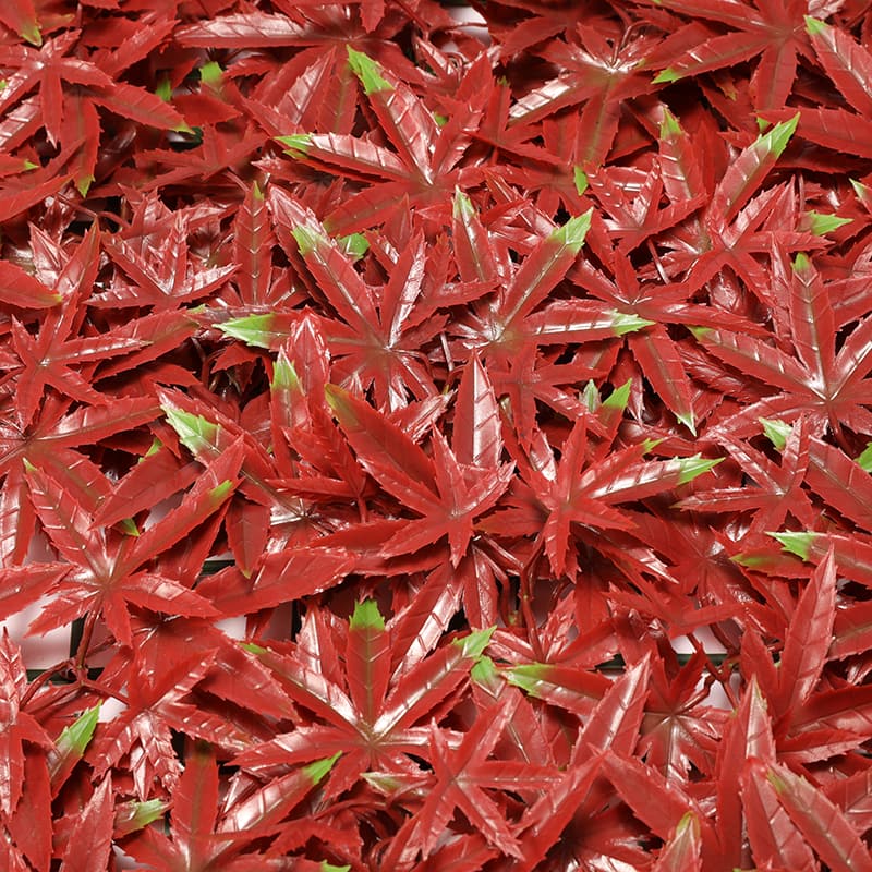 Césped artificial de arce rojo rosa