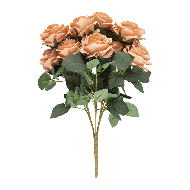 Arbusto de rosa artificial de 17,8
