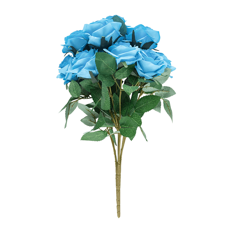 Arbusto de rosa artificial de 17,8