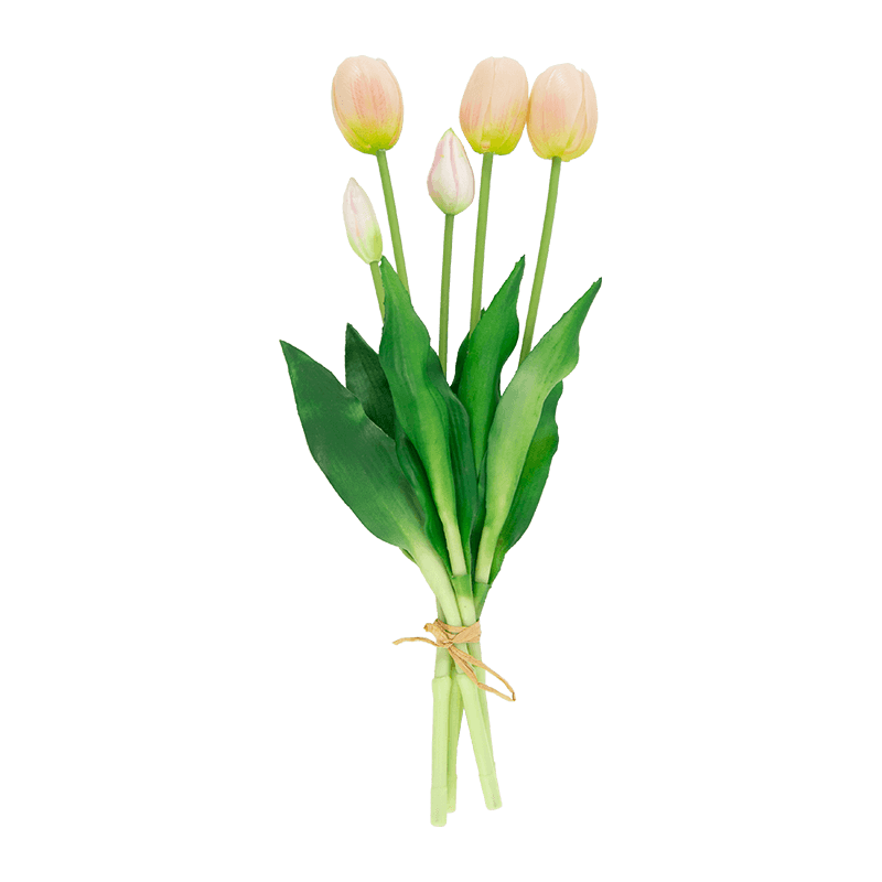 Ramo de Tulipán Artificial 3 Flores 2 Cogollos 15.8