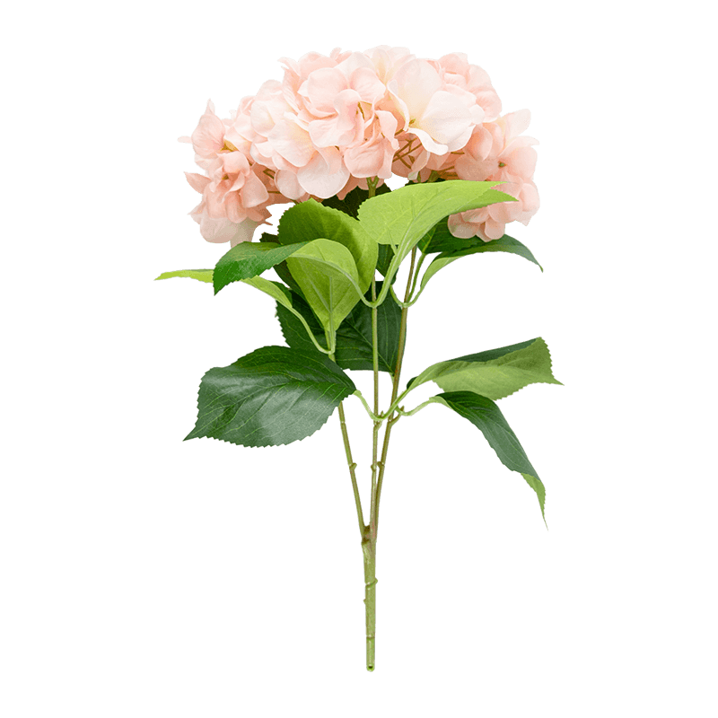 Spray de hortensia artificial de 3 tallos