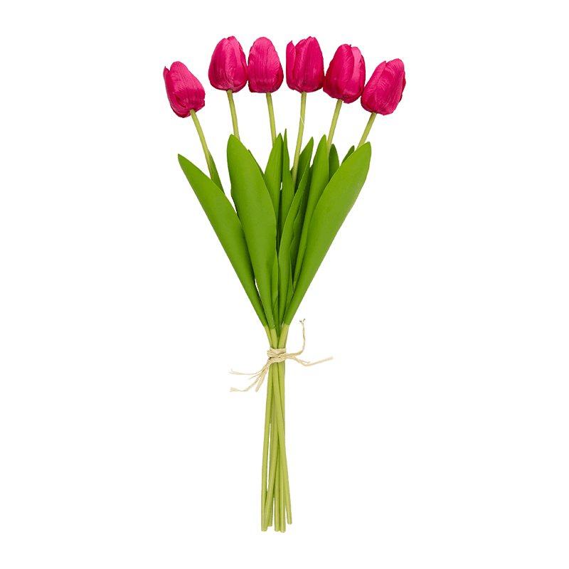 Ramo de Tulipán Artificial 6 Flores 18,5