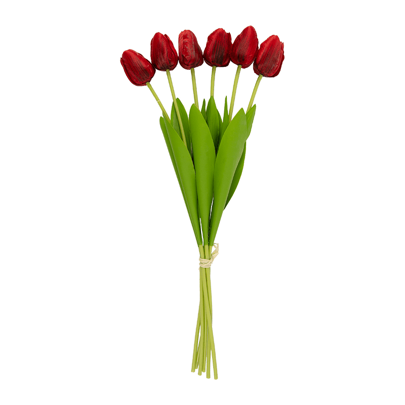 Ramo de Tulipán Artificial 6 Flores 18,5