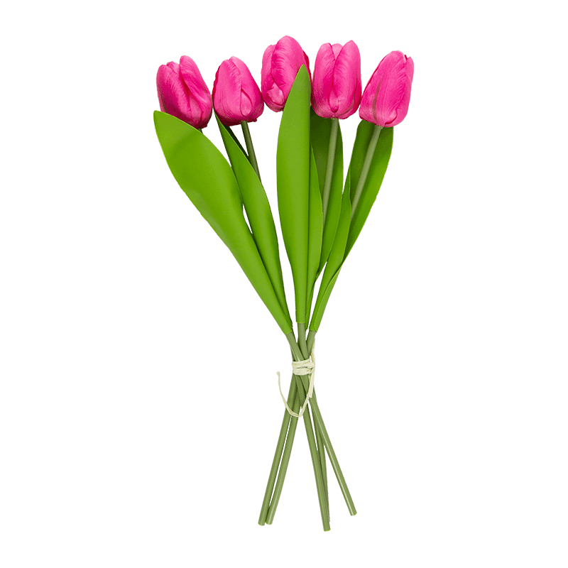 Ramo de Tulipán Artificial 6 Flores 18,5