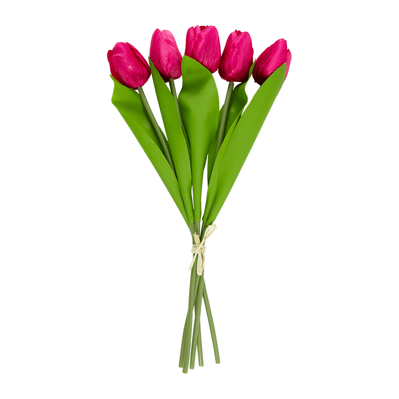 Ramo de Tulipán Artificial 6 Flores 18,5