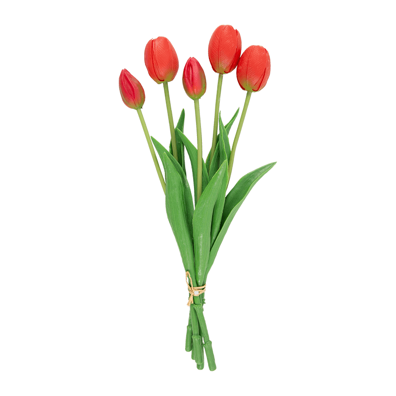 Ramo de Tulipán Artificial 14.6H con 3 Flores