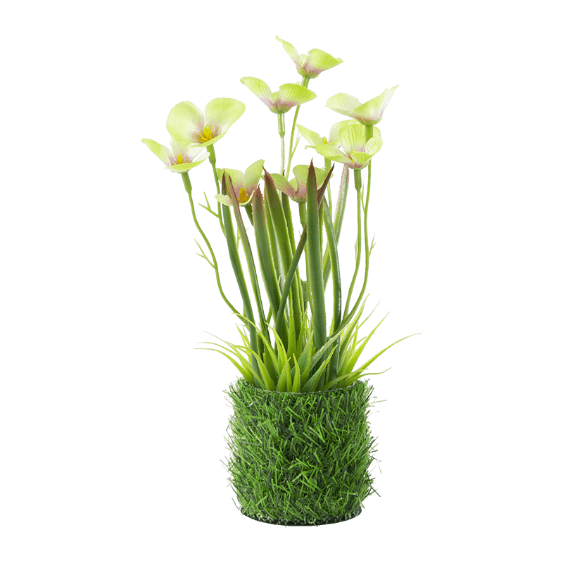 Flor de Pansy Artificial 23cm