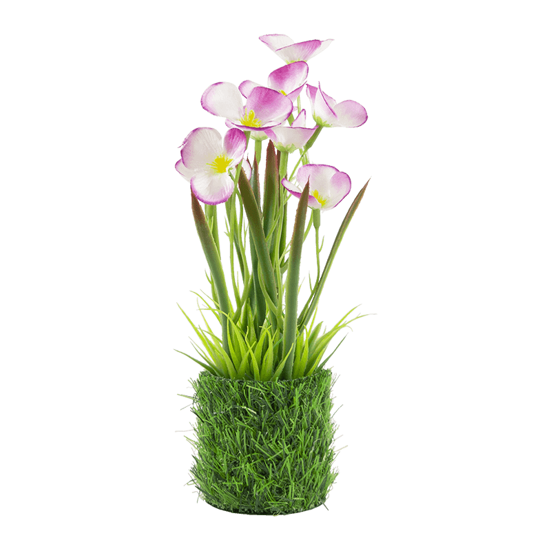 Flor de Pansy Artificial 23cm