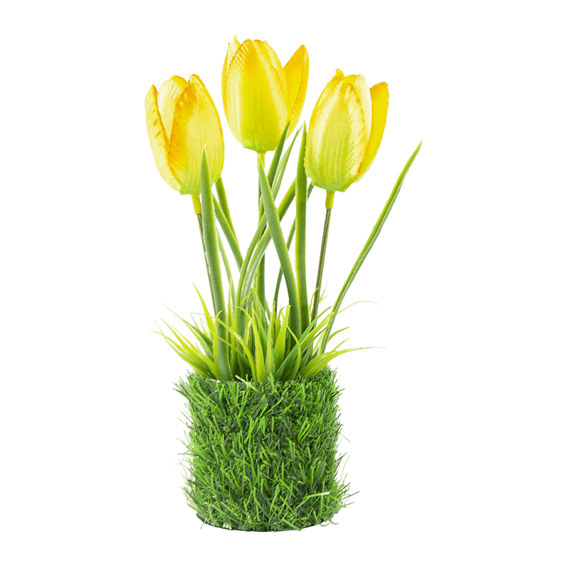 Flor de tulipán artificial de 20 cm