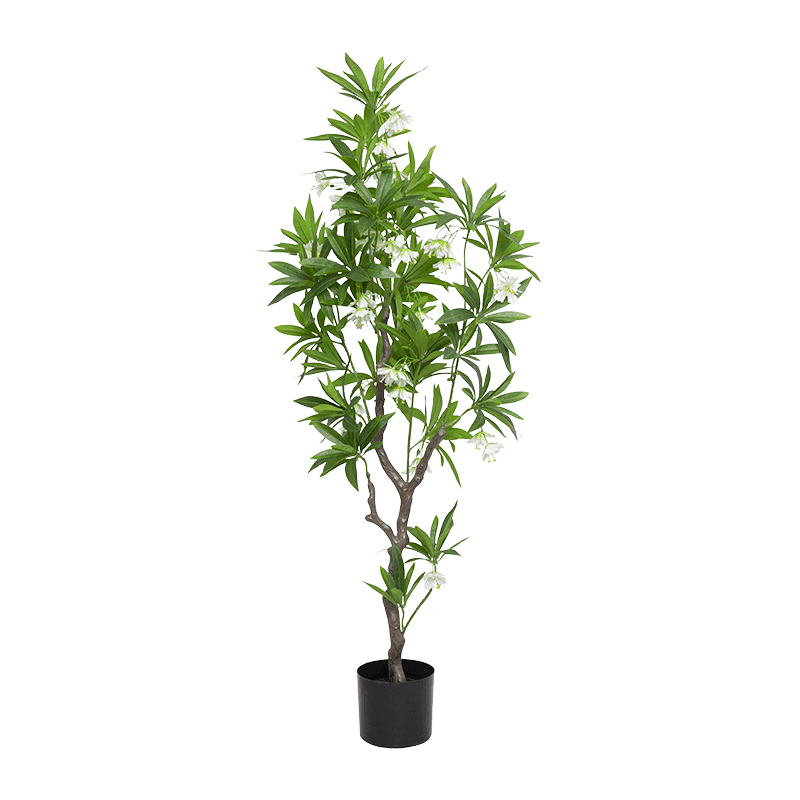 Planta artificial Elaeocarpus Hainanensis en maceta